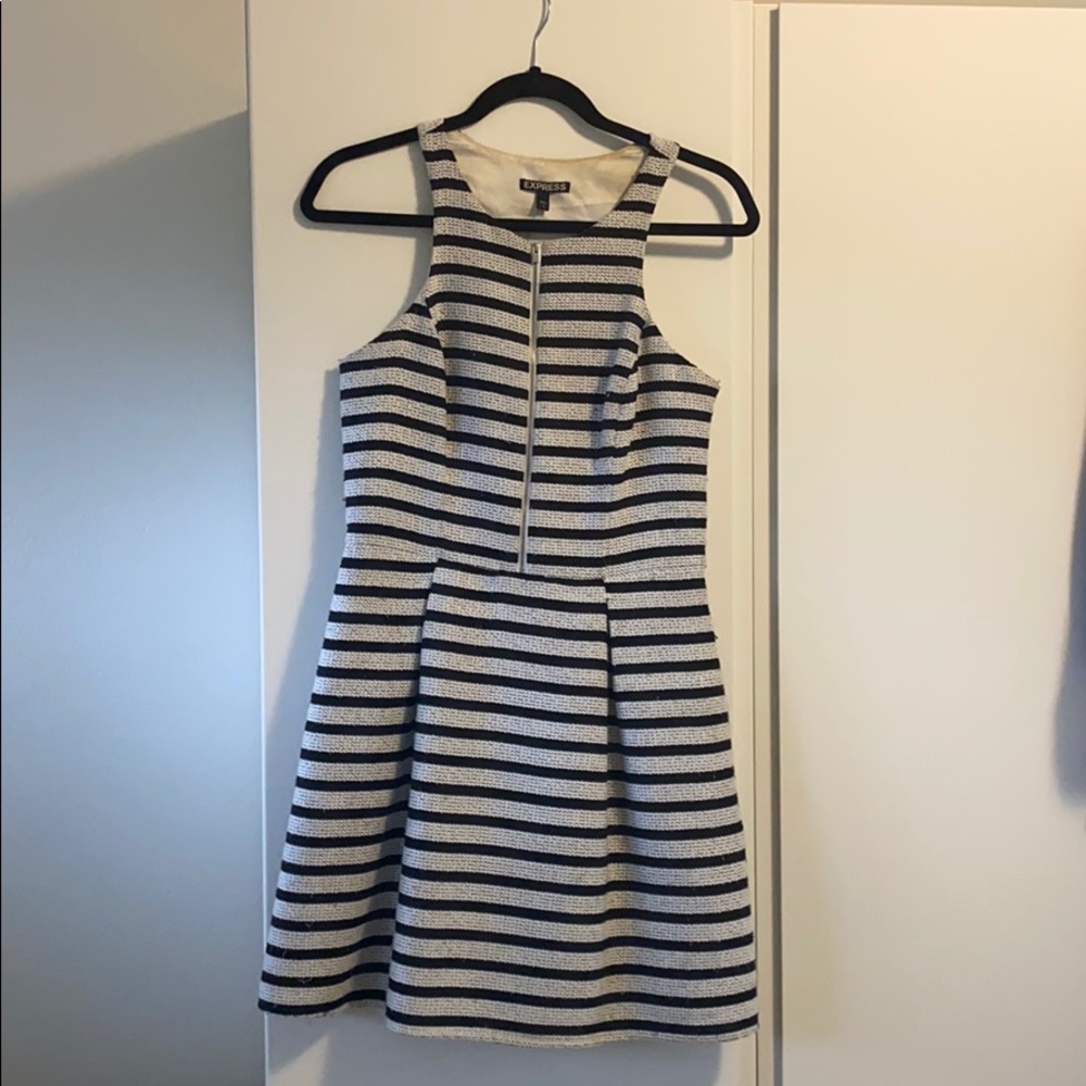 Black and white dress
